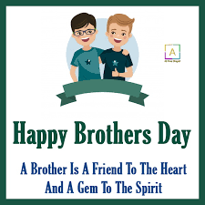National brother's day is celebrated every year on may 24 in united states. National Brother S Day Wishes Happy Brother S Day Status Quotes