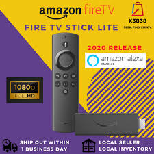 The amazon fire stick is a small device roughly the size of a flash drive that plugs into a tv hdmi port. Genuine Amazon Fire Tv Stick 3rd Gen 2020 Release With Alexa Voice Remote Streaming Media Player Lazada