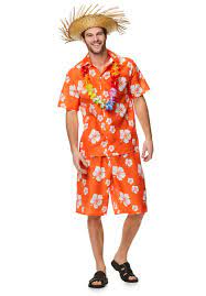 Hawaiian Luau Men S Costume Luau Outfits Hawaiian Outfit Luau Costume