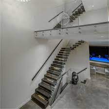 And when space is a factor, homeowners get creative with their staircases. China Cheap Design Accica Walnut Loft Indoor Folding Wood Stairs Floating Stairs Staircase China Staircase Glass Staircase