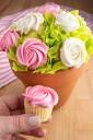 How to Make The Most Darling Cupcake Flower Bouquet