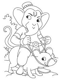 This 'bal ganesha coloring pages' is for individual and noncommercial use only, the copyright belongs to their respective creatures or owners. Bal Ganesha Drawing For Kids Coloring Pages Learny Kids