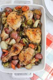 After trying this recipe once, you won't want to. One Pan Roast Chicken With Root Vegetables Recipe Recipes Cooking Recipes Satisfying Food