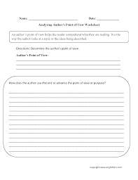 Will explain that point of view is the perspective from which a story is told to the reader. Authors Point Of View Worksheets Printable Worksheets And Activities For Teachers Parents Tutors And Homeschool Families