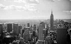 Empire State New York Building Cityscape City New York City Empire State Building Monochr Landscape Wallpaper Black And White Landscape New York Wallpaper