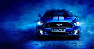 Download Wallpapers Ford Mustang 4k Darkness 2018 Cars Tuning Blue Ford Mustang Supercars Ford Besthqwallpapers Com Mustang Wallpaper Ford Mustang Wallpaper Ford Mustang