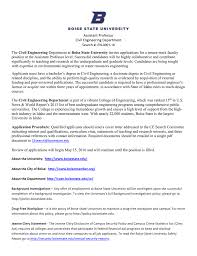 Basic civil engineer cover letter. Assistant Professor Civil Engineering Department Search