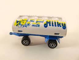 Trailer Tank of Milk Milky The Good Milk Four Wheels 2 1316in Metal | eBay