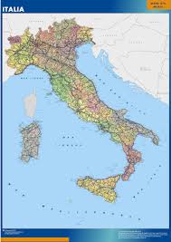 Italy, officially the italian republic, is a country in southern europe, occupying the italian peninsula and the po valley south of the alps. Italy Map Wall Maps Of He World