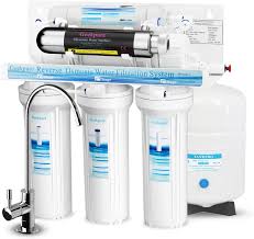 Nuvo h20 features and specifications. Geekpure 5 Stage The Best Simplest Installation Reverse Osmosis Drinking Water Filter System With Twist Filters 75gpd Undersink Filters Tools Home Improvement Urbytus Com