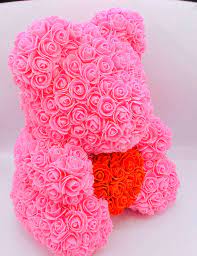 Excited To Share This Item From My Etsy Shop Flower Teddy Bear Valentine S Day Gift Foam Flo Valentines Day Teddy Bear Teddy Bears Valentines Bear Valentines