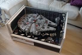 Falcon Coffee Table Bricknerd Your Place For All Things Lego And The Lego Fan Community Cool Coffee Tables Star Wars Room Lego Display