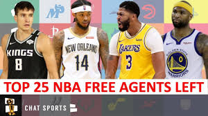 Nba Free Agency 2020 Updated Top 25 Nba Free Agents That Are Still Available Led By Anthony Davis Youtube