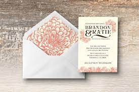 Floral Wedding Invitation Coral Wedding Package Floral Etsy Floral Wedding Invitations Coral Wedding Invitations Wedding Invitation Kits