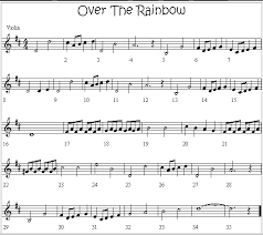 The Stringstuff Page Free Sheet Music Over The Rainbow Violin Sheet Music Violin Music Viola Sheet Music