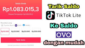 Aplikasi tiktok lite memang sedang naik daun. Cara Tarik Saldo Tiktok Lite Ke Ovo Dengan Mudah Dan Cepat