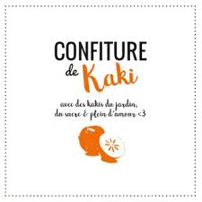 Anatomie D Un Caractere Confiture De Kaki Etiquettes De Pot Etiquette Confiture