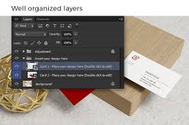Use the smart layers to place your design and every object is movable and toggled on/off. Business Card Mockup On Wood Download Free And Premium Psd Mockup Templates And Design Assets