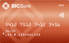 You change your primary care provider 4. Atm Card Bic Bank