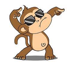 Sticker Picture What The Monkey Rock It Cartoon Monkey Cartoon Monkey Drawing Monkey Pictures