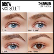 Maybelline Brow Fast Sculpt Shapes Eyebrows Eyebrow Mascara Makeup Light Blonde 0 09 Fl Oz Walmart Com Eyebrow Shaping Maybelline Brows Light Blonde