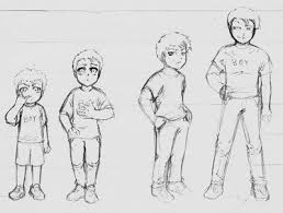 This time i'm drawing 5 different hairstyles for boys. Drawn Figurine Toddler 1322 Children Sketch Cartoon Drawings Drawing Illustrations