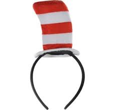 Cat In The Hat Headband 2 1 4in X 4in Dr Seuss Cat In The Hat Party Dr Seuss Hat Dr Seuss Baby Shower