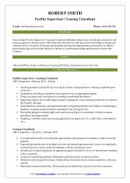 Leasing Consultant Resume Samples Qwikresume