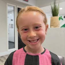 Poppy was really hoping for braces today, but instead she settled for a fun  tooth gem 💎