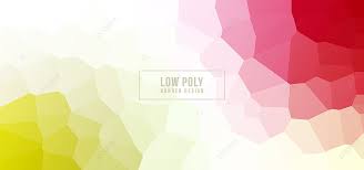 راية منخفضة المضلع على خلفية متدرجة اللون الأحمر والأصفر نمط ورق الجدران نمط صورة الخلفية للتحميل مجانا