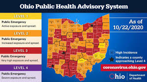 The move to alert level 3 will be reassessed after two weeks. What Happens If Ohio Counties Reach Purple Alert Level 4 For Covid 19 Threat