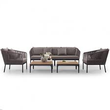 Moderne, solide, peu d'entretien : Ibiza Outdoor Lounge Sets Weaving Rope Diiiz Com