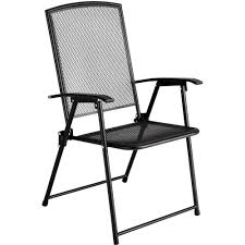 Metal Garden Chair Folding Steel Wrought Iron Outdoor Patio Deck Black Furniture Garden Chairs Metal Garden Chairs Patio Deck Furniture