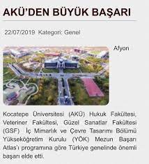 Check spelling or type a new query. Afyon Kocatepe Auf Twitter Afyon Kocatepe Universitesinden Buyuk Basari Aku Hukuk Turkiye Nin En Iyi 3 Hukuk Fakultesi Aku Veteriner Fakultesi Turkiye De 1 Sirada Aku Gsf Ic Mimarlik Ve Cevre Tasarimi Bolumu