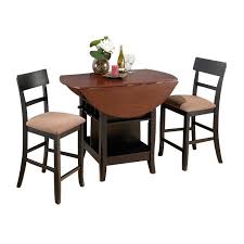 Have To Have It Jofran Counter Height Double Leaf Table And 2 Chairs Brunette Cher Small Dining Sets Living Room Decor Modern Living Room Decor Brown Couch