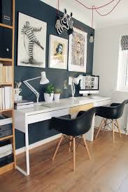 Tall screens or plants behind your office chair also can create a good backing, whereas a window behind you would be a weak backing. 8 Ways To Make Your Home Office Look Bigger