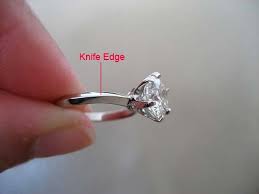 5 Ways To Make Your Diamond Ring Look Bigger For Under 1000 Gold Solitaire Engagement Ring Engagement Ring Mountings Knife Edge Engagement Ring
