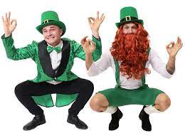 LEPRECHAUN COSTUME CHOICE GREEN ADULTS ST PATRICKS DAY IRISH GREEN FANCY DRESS | eBay