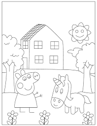 Peppa pig is a british animated series created by mark baker and neville astley, aired on five since may 31, 2004. Free Peppa Pig Coloring Pages For Download Pdf Verbnow