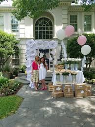 Everything You Need To Know About Our Drive By Shower Pines And Palms Baby Shower Fall Baby Shower Girl Diy Baby Shower Decorations