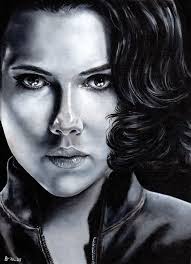 Despite the events of endgame, scarlett johansson is starring in a standalone black widow marvel movie in the future. Black Widow Shiers Art Paintings Prints People Figures Portraits Female Artpal