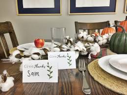 Our best fall decorating ideas Diy Thanksgiving Place Cards Template Birkley Lane Interiors