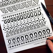 Boho Market Stripe Doodle Patterns Doodle Art Journals Doodle Inspiration
