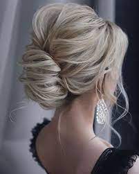 Easiest updo for a medium length hair is curls and a beautiful accessory. 44 Trendy Updos For Medium Length Hair And Long Hair Koees Blog Updos For Medium Length Hair Hair Styles Medium Length Hair Styles