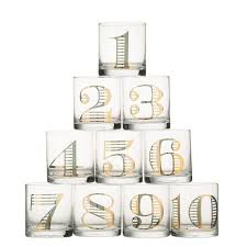 The Countdown Glasses Set Of 10 Indigo Lifestyle Chapters Indigo Ca Cool House Designs Holiday Gift Guide Gifts