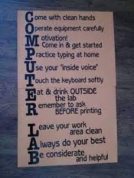 Laboratory precautions and safety procedures. 18 Best Computer Lab Rules Ideas Computer Lab Computer Lab Rules Classroom Technology