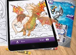 Each action coloring page character has its own unique animation within the app that kids can activate by tapping on their phones or tablets. Color Alive Crayola And 3d Systems Bring Kids Creations To Life 3printr Com