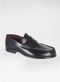 Black And White Penny Loafers Hampton Classics Penny Loafer Leather School Shoes Soft Heels Penny Loafers