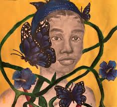 Congratulations to Makayla Ransom of Dunbar School of Creative & Performing  Arts, whose untitled artwork placed third in the Grades 7-8 Category at the  State Superintendent's Art Exhibit and Contest! Makayla's art