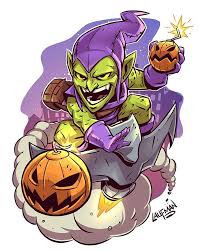 Chibi Green Goblin Check Out All My New Prints And Sale Going On Right Now At Www Dereklaufman Com Link In M Marvel Cartoons Marvel Drawings Cartoon Drawings